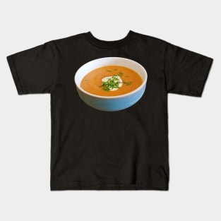 Food Pumpkin Soup Photo Kids T-Shirt